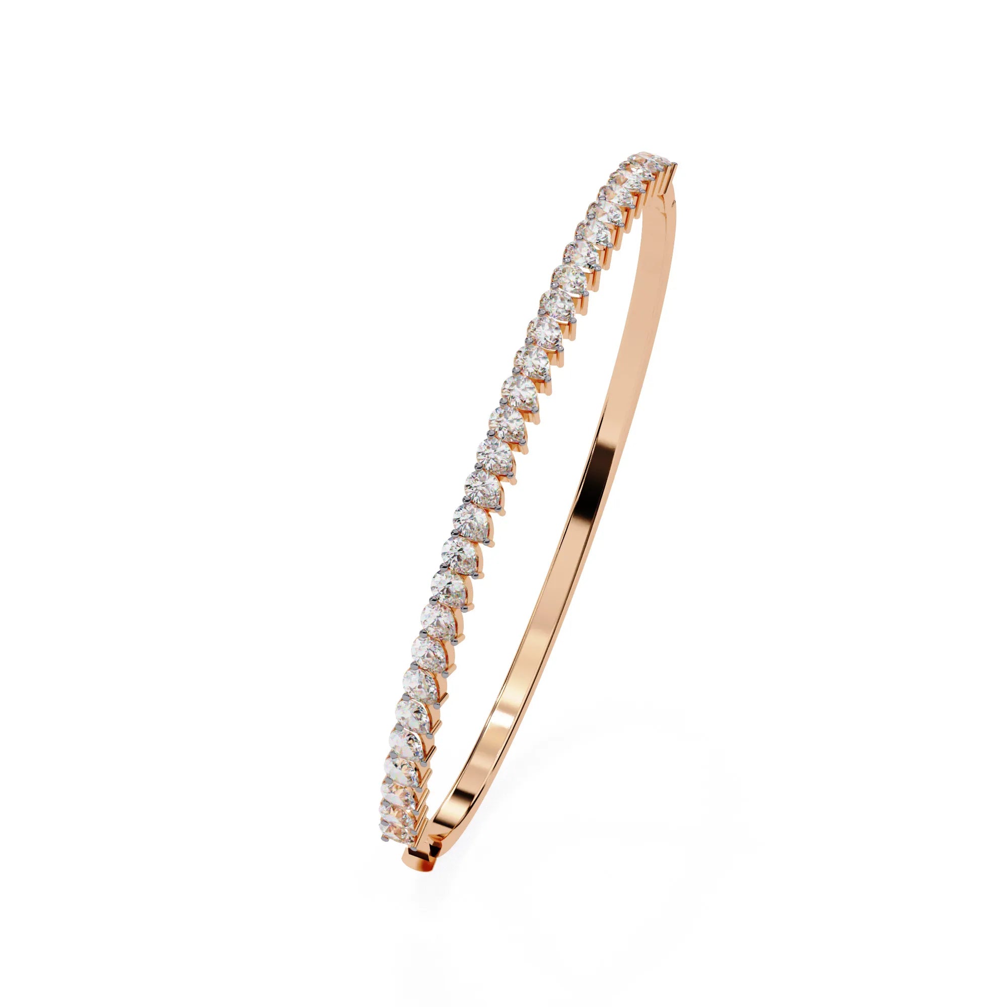 Elegant Lab Diamond Line Bracelet