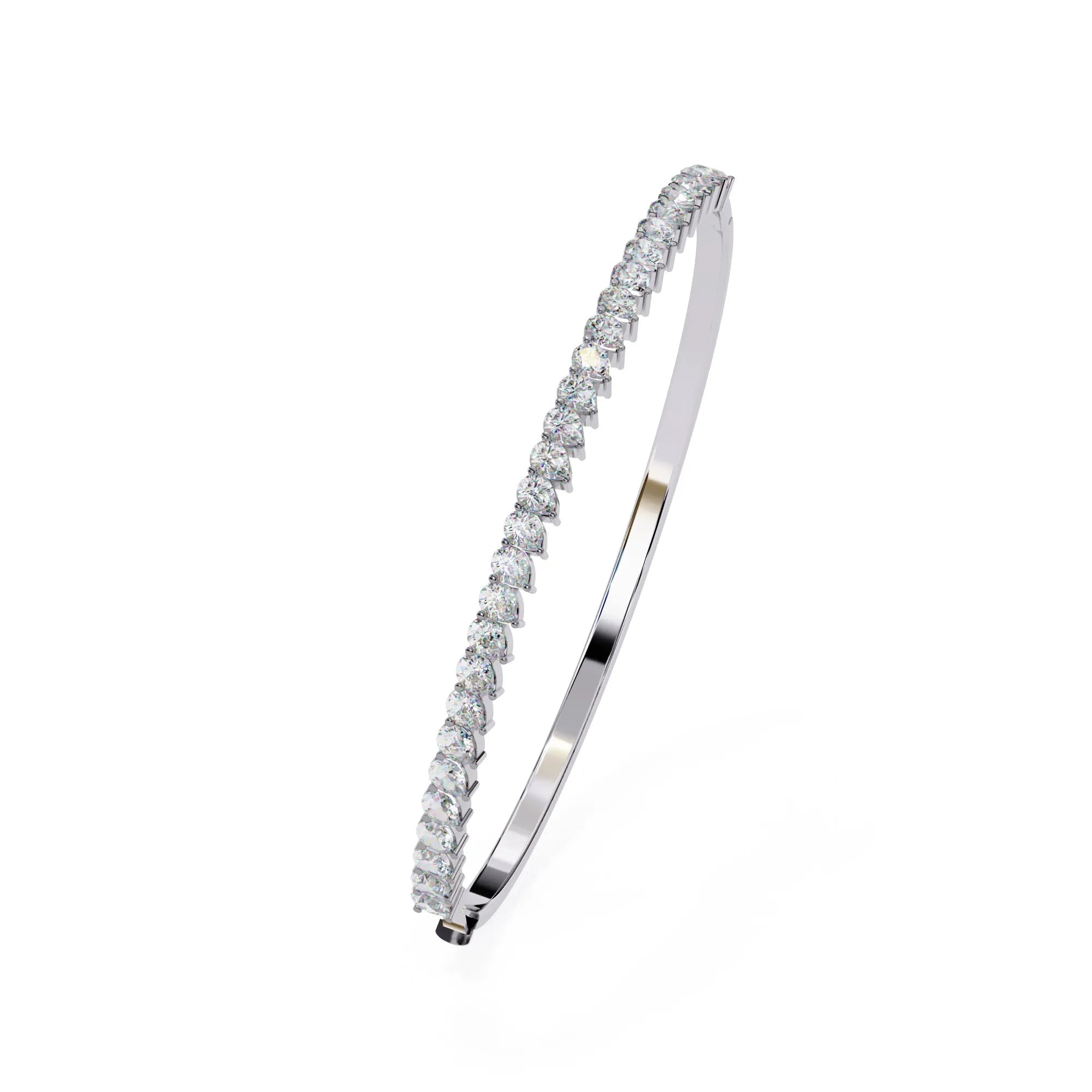 Elegant Moissanite Line Bracelet