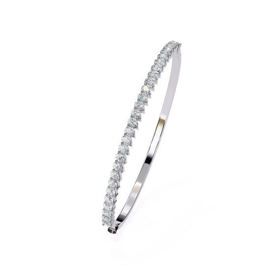 Elegant Moissanite Line Bracelet
