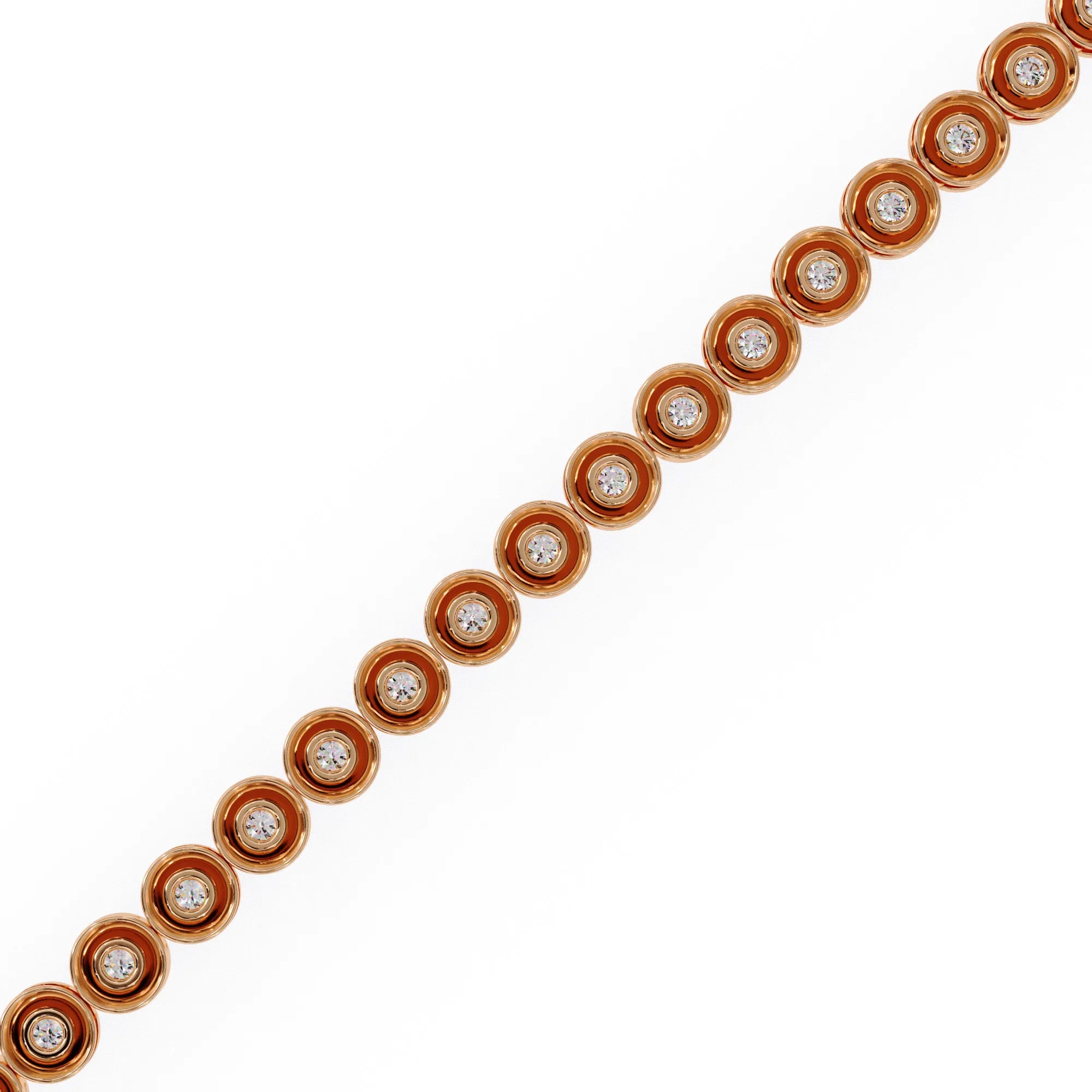 Radiant Round Lab Diamond Bracelet