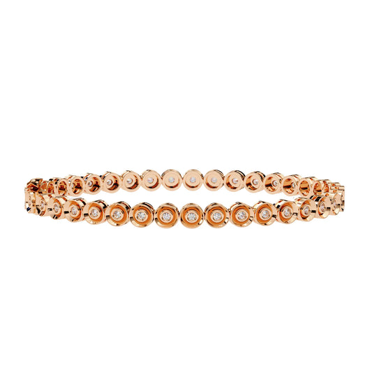 Radiant Round Lab Diamond Bracelet