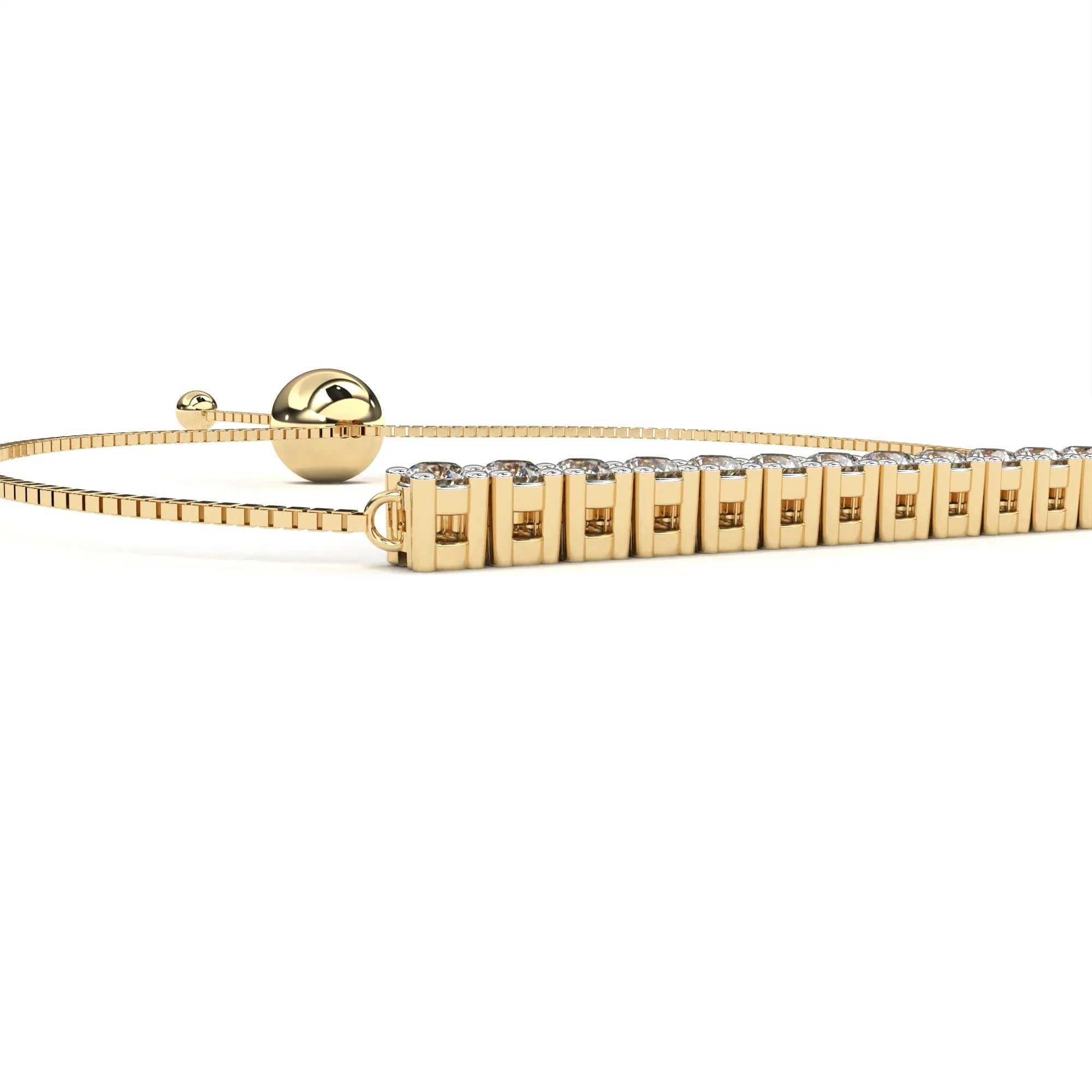 Timeless Adjustable Bar Moissanite bracelet