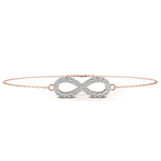 Eternal Love Infinity Lab Diamond Bracelet