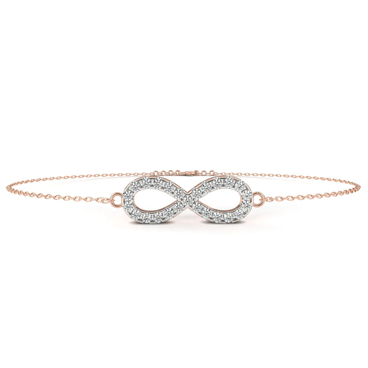 Eternal Love Infinity Lab Diamond Bracelet