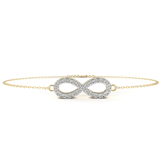 Eternal Love Infinity Moissanite Bracelet