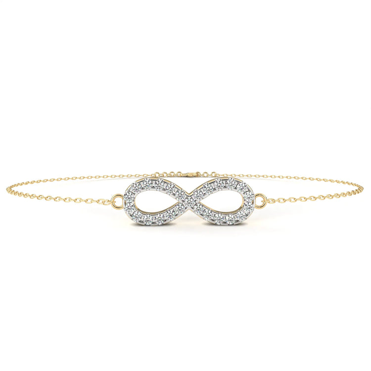 Eternal Love Infinity Moissanite Bracelet