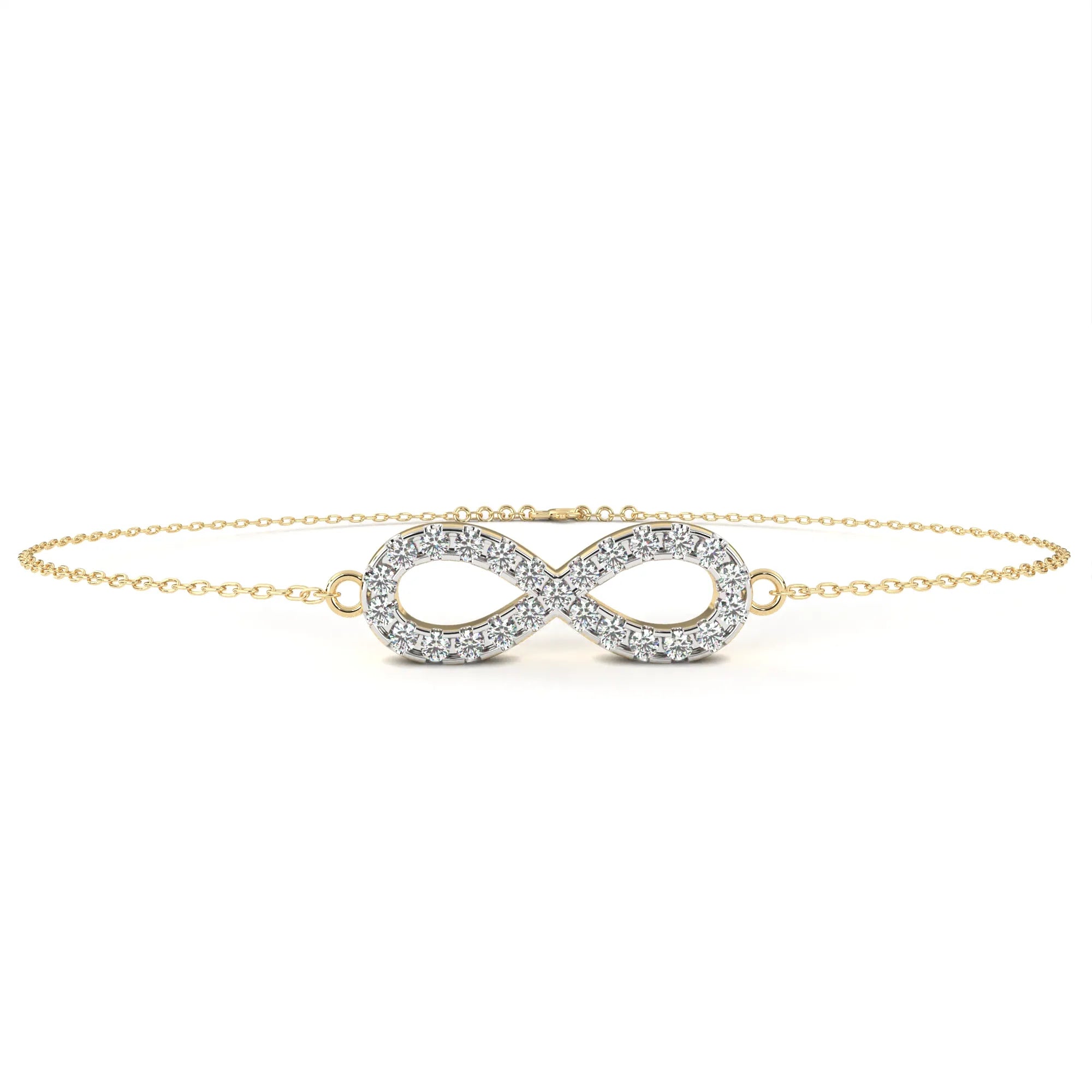 Eternal Love Infinity Lab Diamond Bracelet