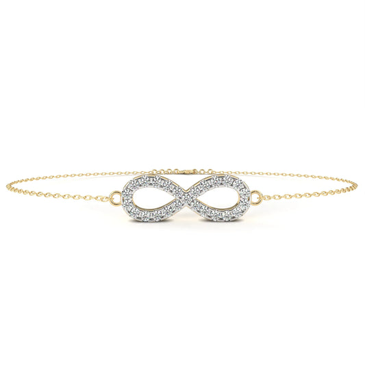 Eternal Love Infinity Lab Diamond Bracelet