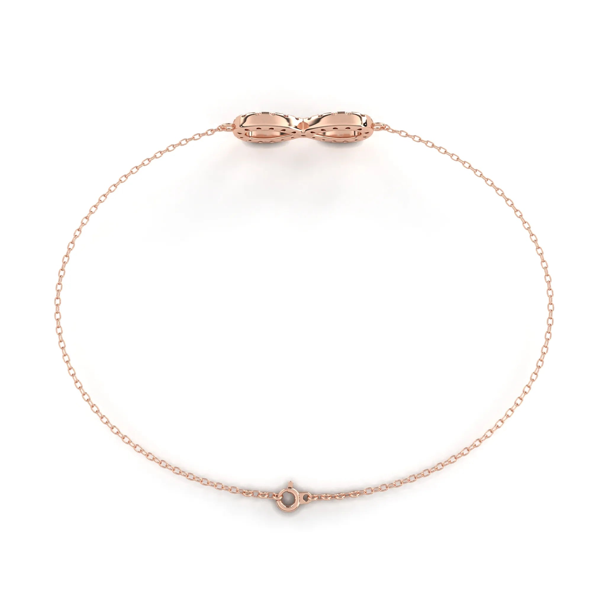 Eternal Love Infinity Moissanite Bracelet