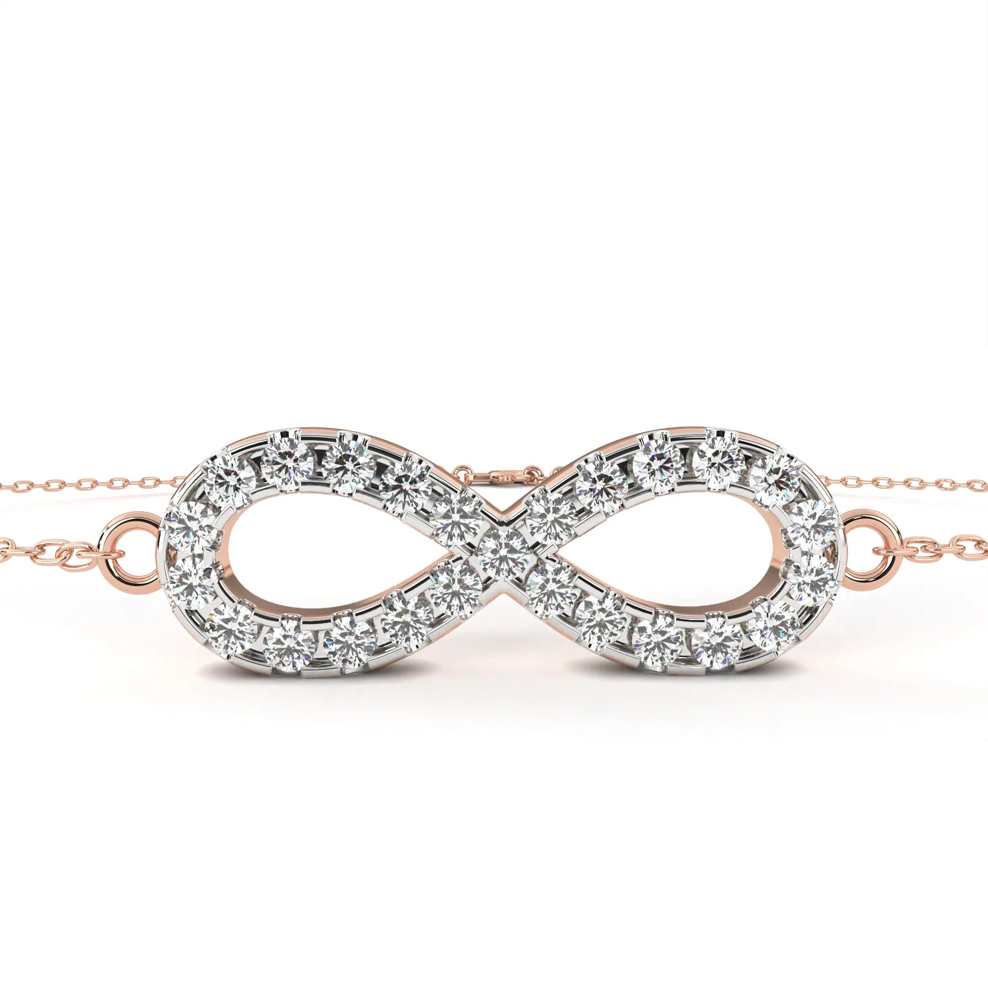 Eternal Love Infinity Moissanite Bracelet
