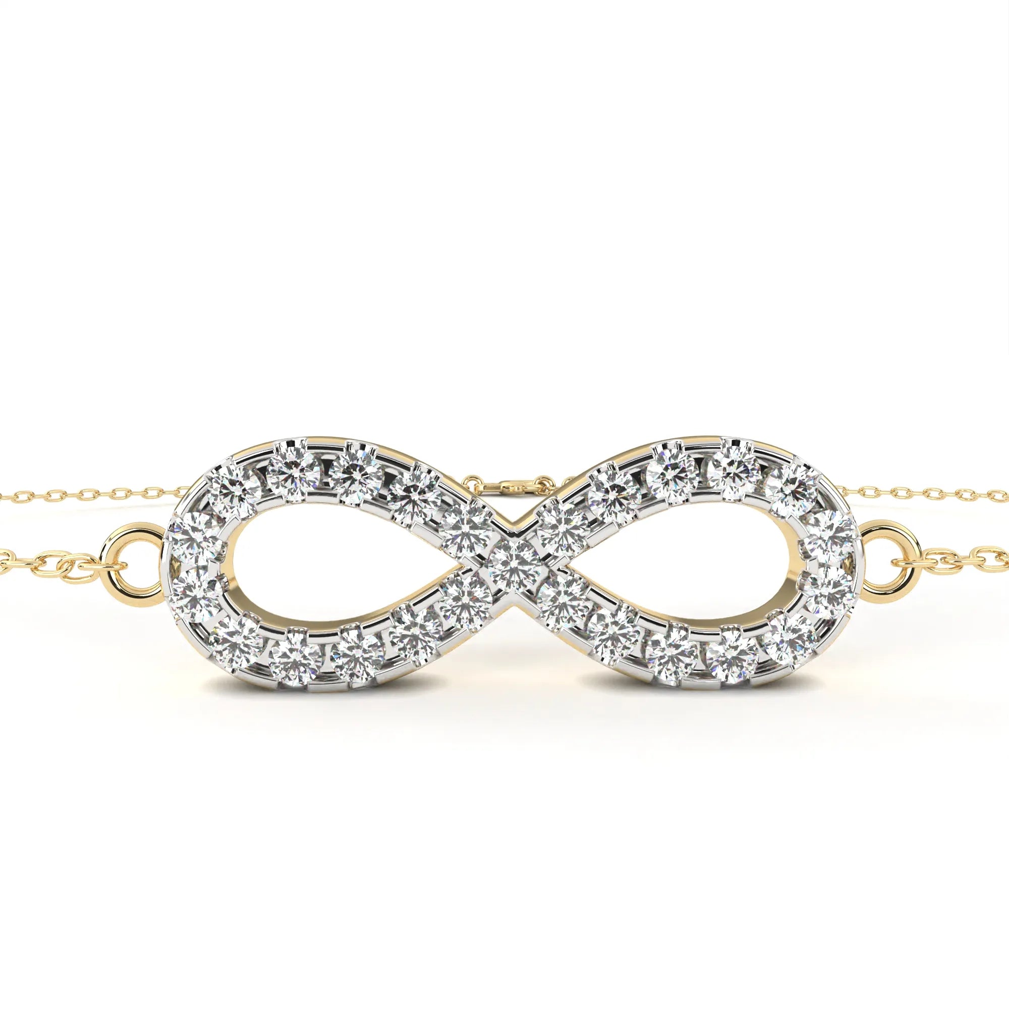 Eternal Love Infinity Moissanite Bracelet