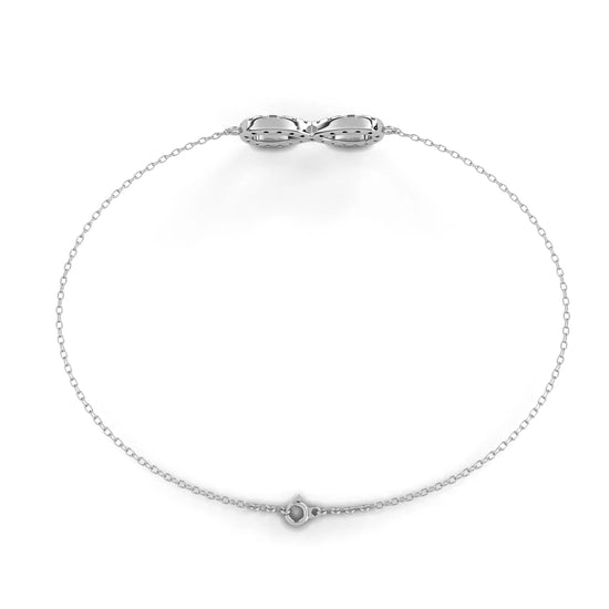 Eternal Love Infinity Lab Diamond Bracelet
