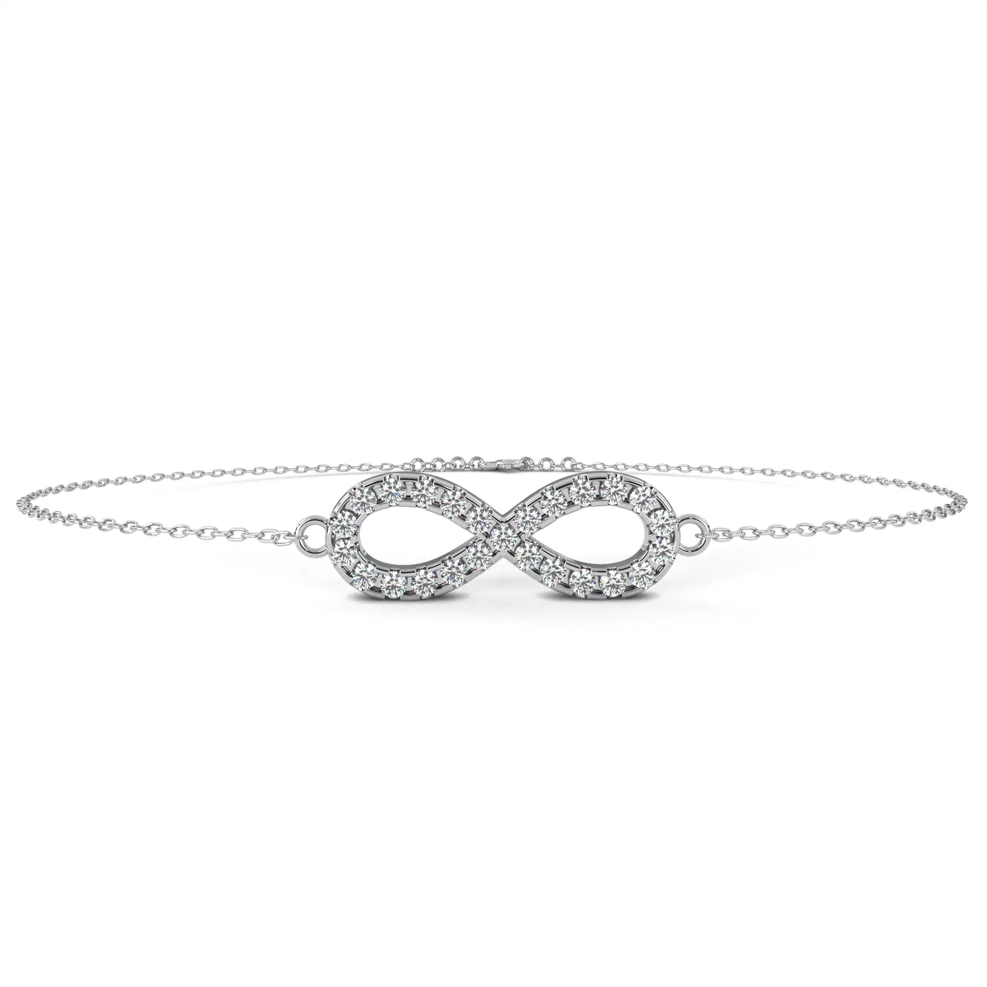 Eternal Love Infinity Lab Diamond Bracelet
