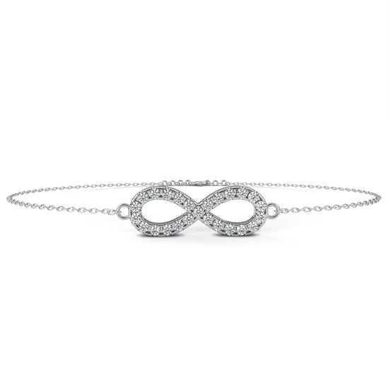Eternal Love Infinity Lab Diamond Bracelet