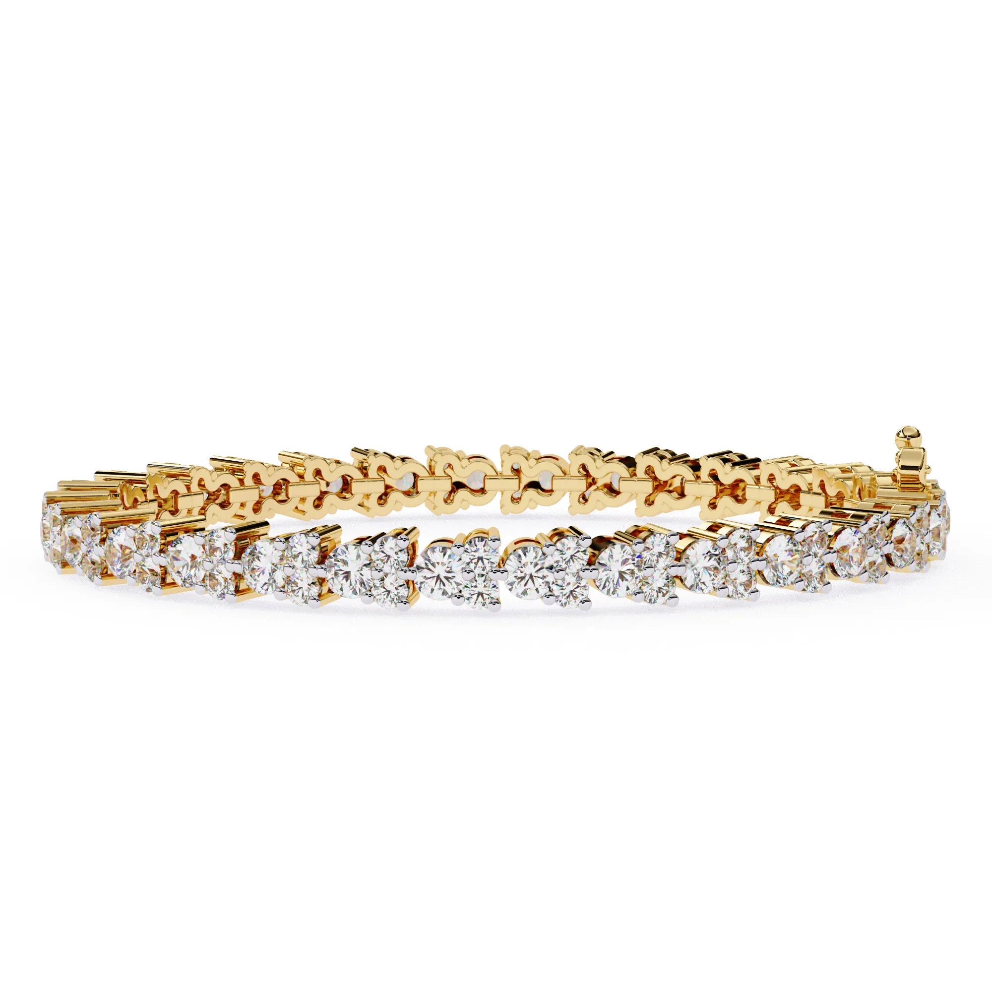 Gilded Embrace Moissanite Bracelet