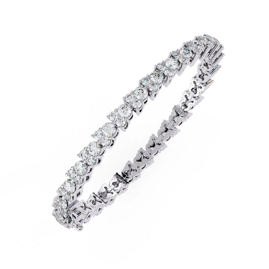 Gilded Embrace Lab Diamond Bracelet