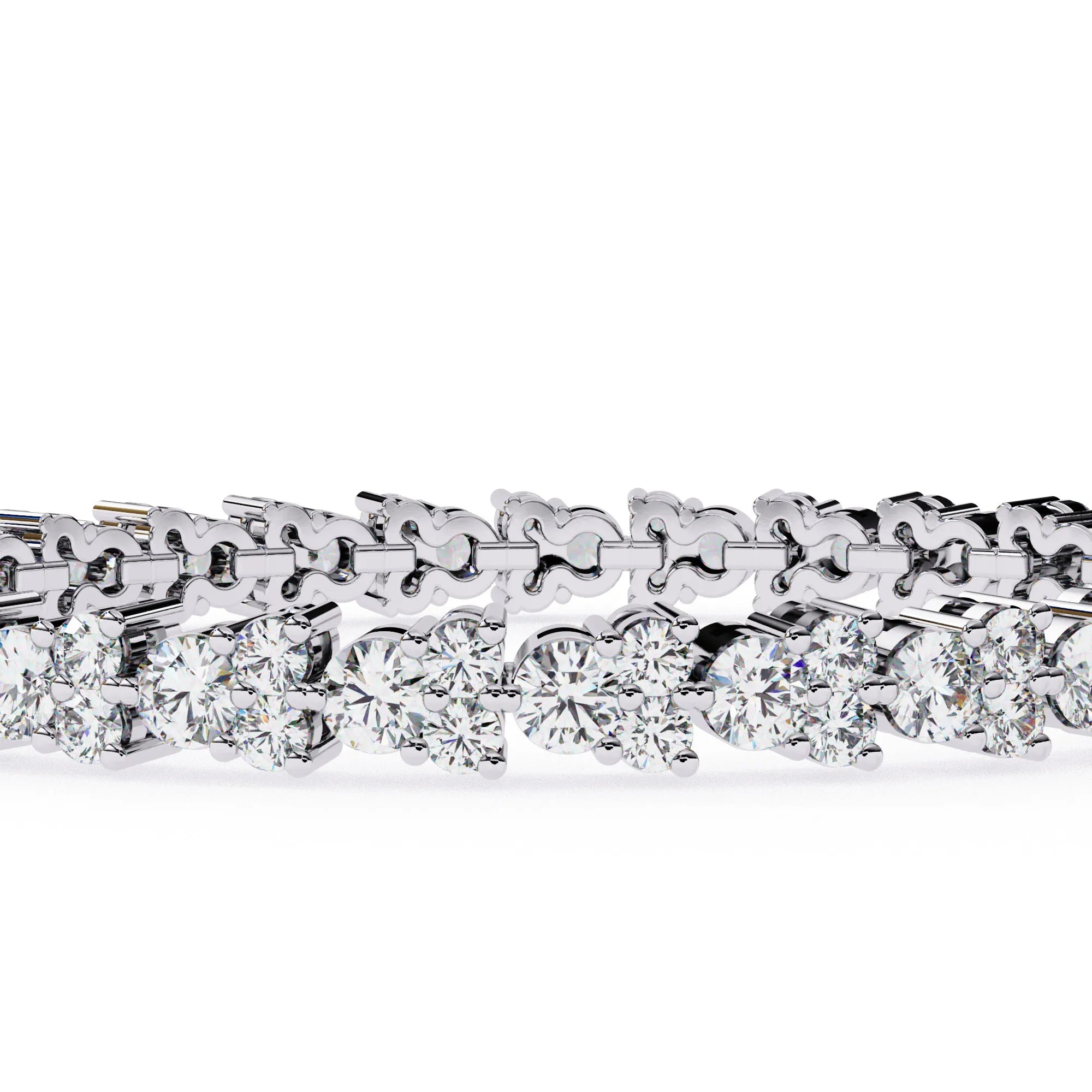 Gilded Embrace Lab Diamond Bracelet