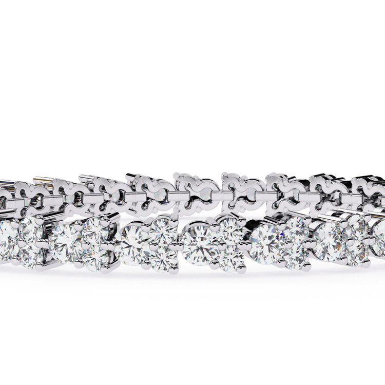 Gilded Embrace Lab Diamond Bracelet