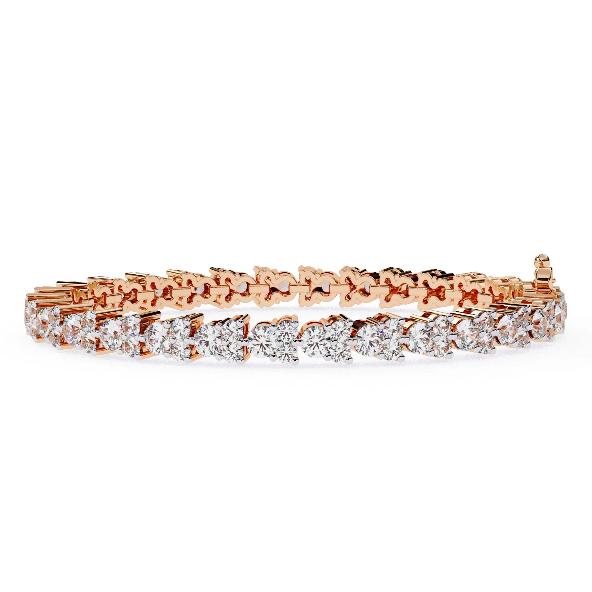 Gilded Embrace Lab Diamond Bracelet