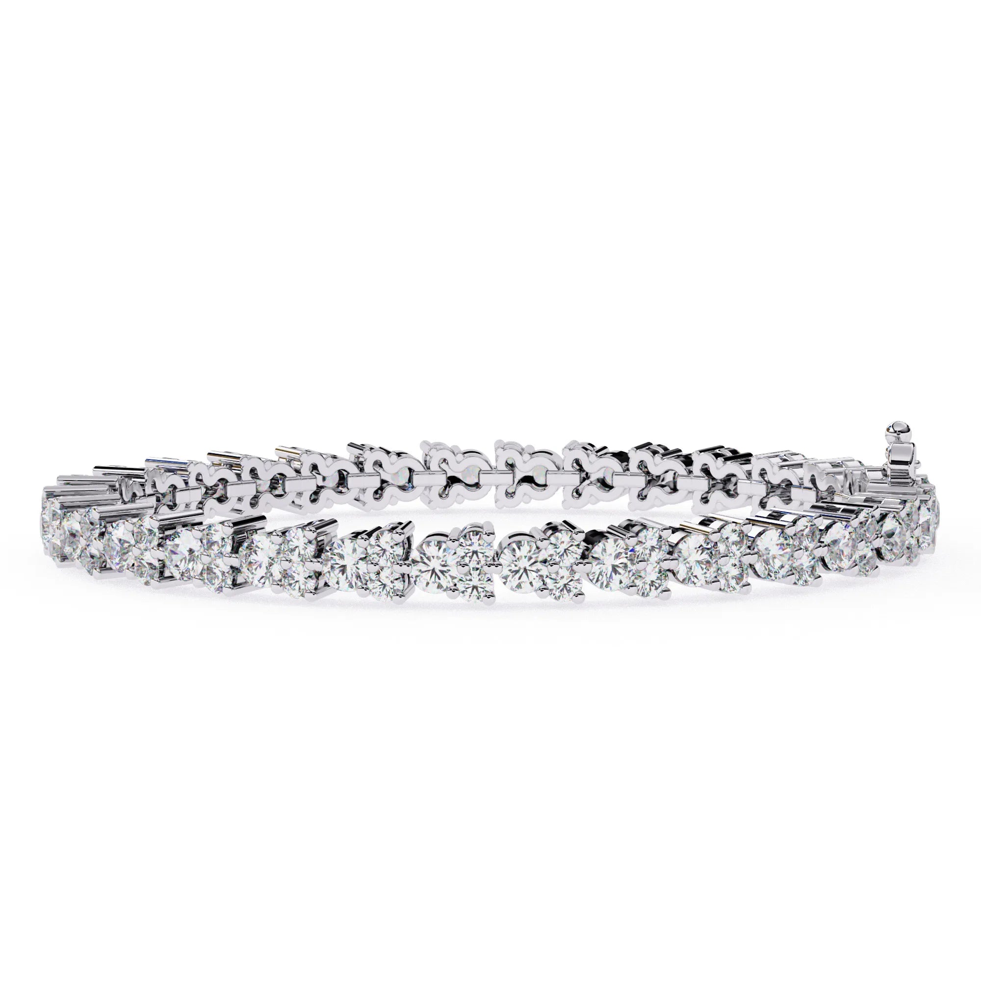 Gilded Embrace Lab Diamond Bracelet
