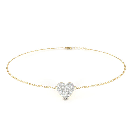 Radiant Heart Lab Diamond Bracelet