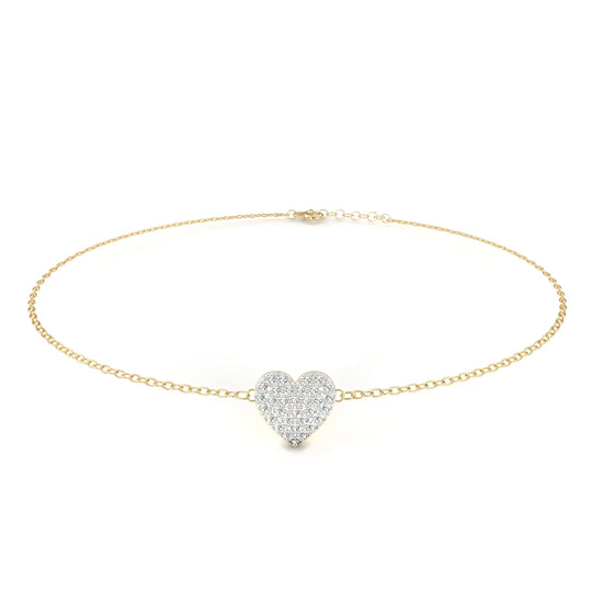 Radiant Heart Lab Diamond Bracelet