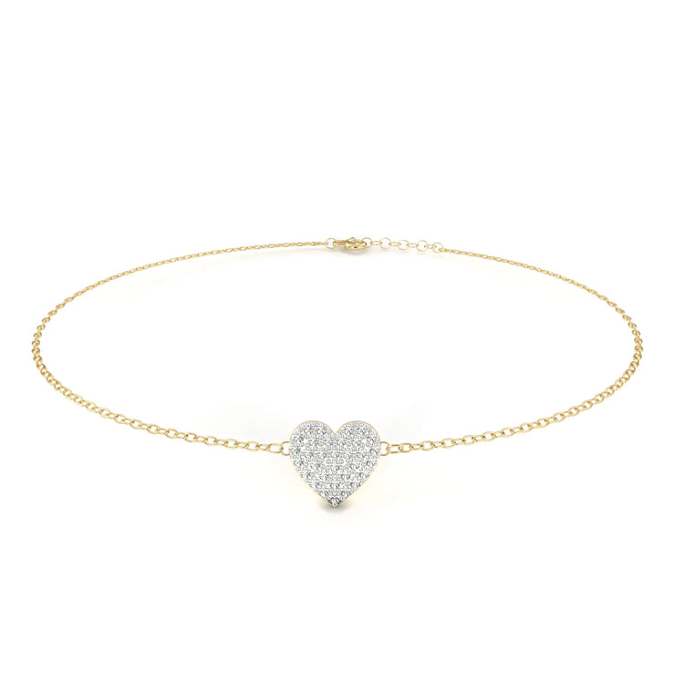 Radiant Heart Lab Diamond Bracelet