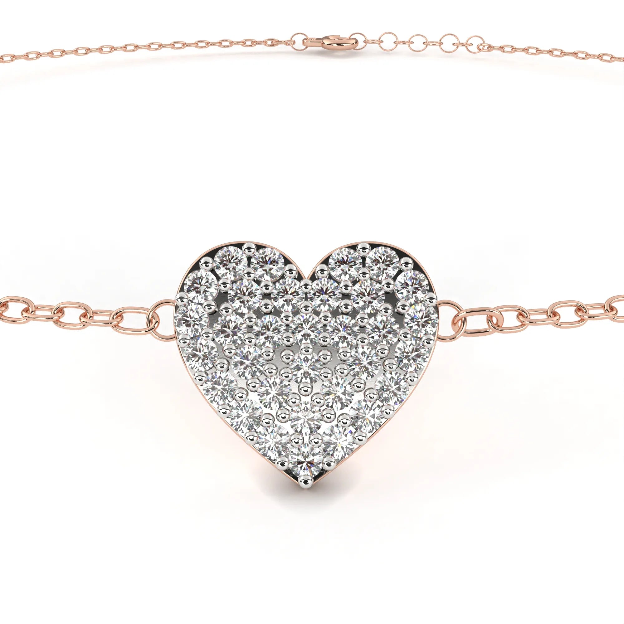 Radiant Heart Lab Diamond Bracelet
