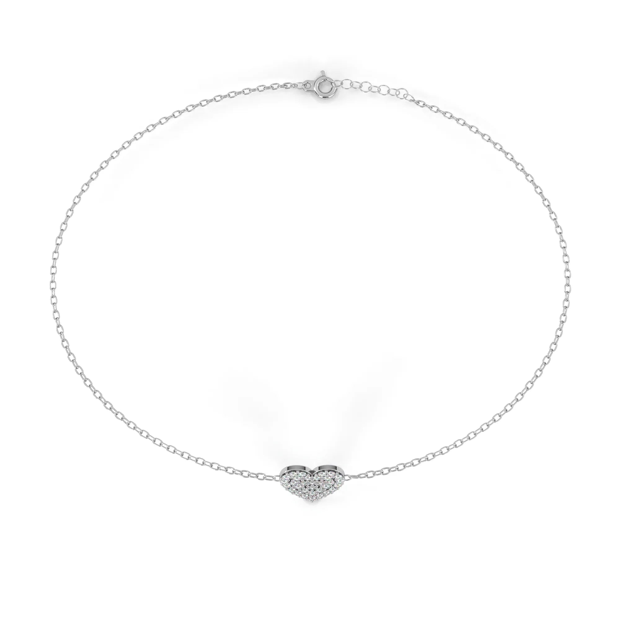 Radiant Heart Moissanite Bracelet