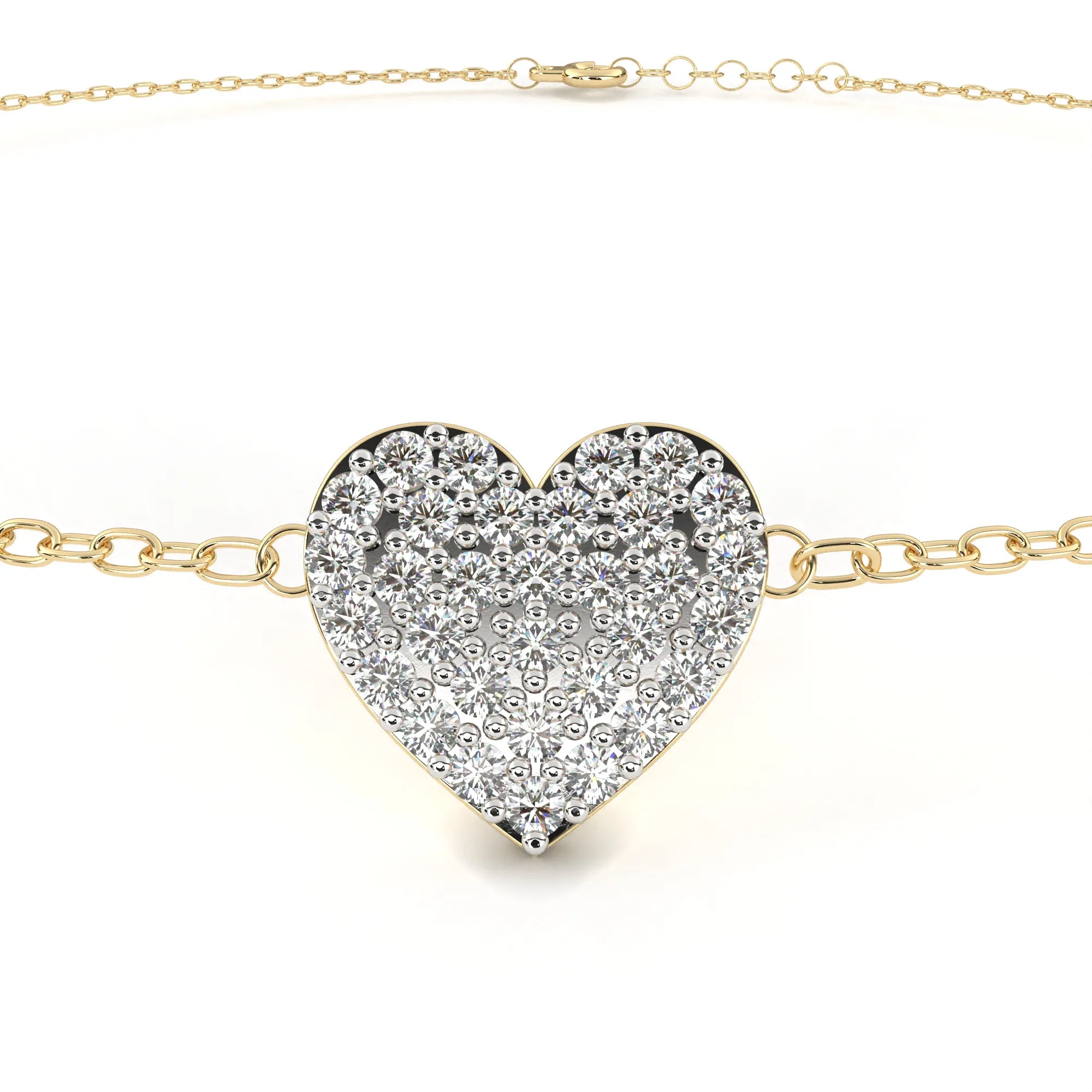 Radiant Heart Moissanite Bracelet