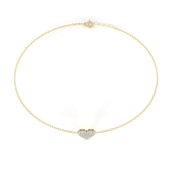 Radiant Heart Lab Diamond Bracelet