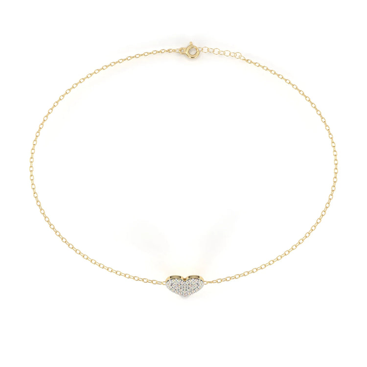 Radiant Heart Lab Diamond Bracelet