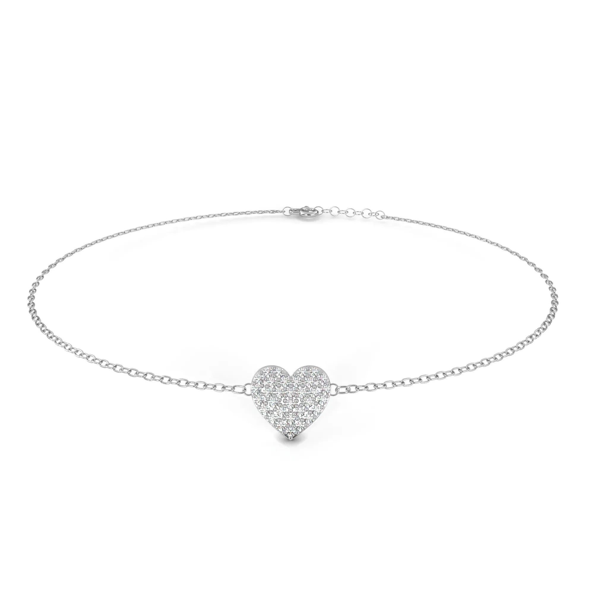 Radiant Heart Moissanite Bracelet