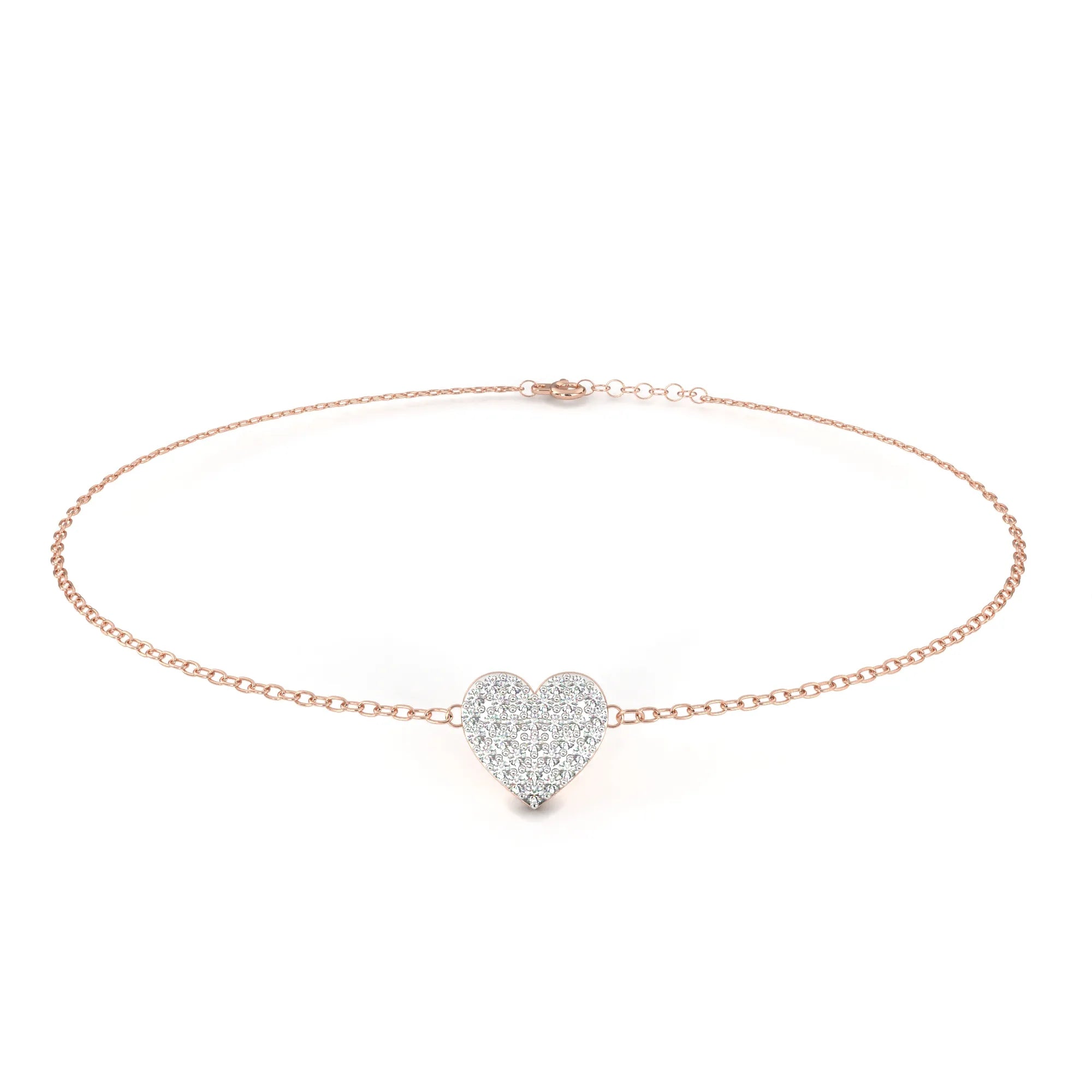 Radiant Heart Moissanite Bracelet