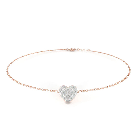 Radiant Heart Moissanite Bracelet