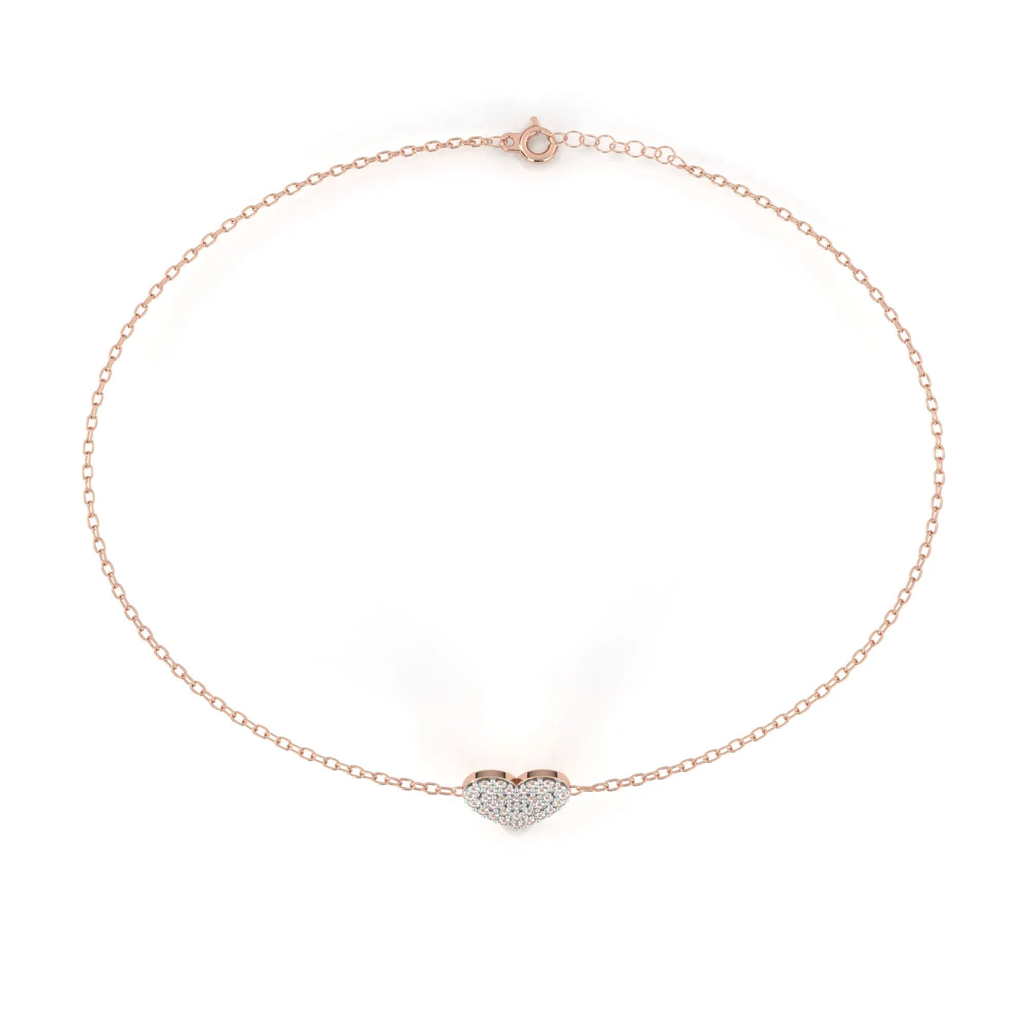 Radiant Heart Lab Diamond Bracelet