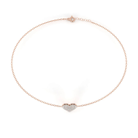 Radiant Heart Lab Diamond Bracelet