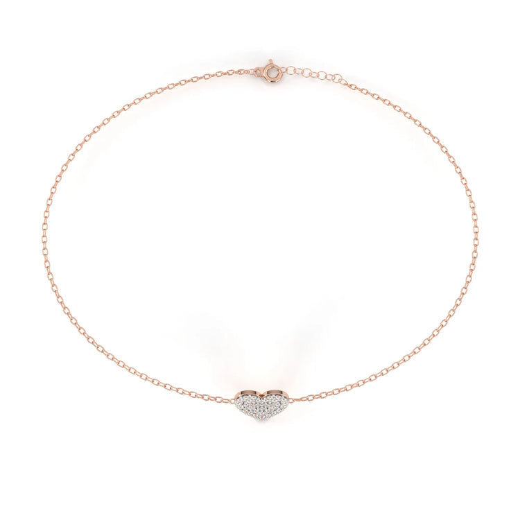 Radiant Heart Moissanite Bracelet