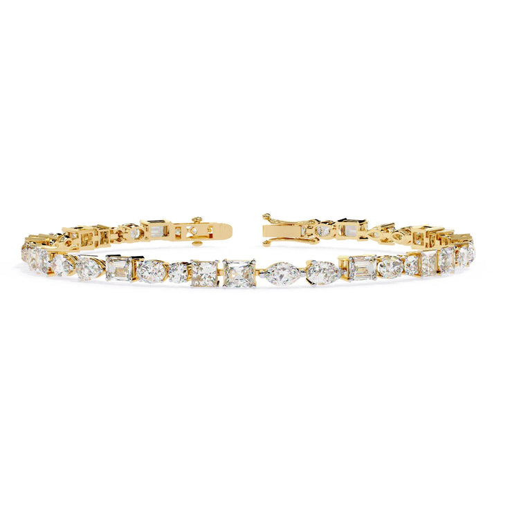 Mosaic Sparkle Moissanite Bracelet