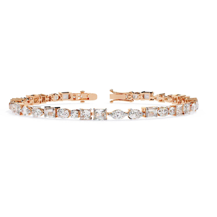 Mosaic Sparkle Moissanite Bracelet
