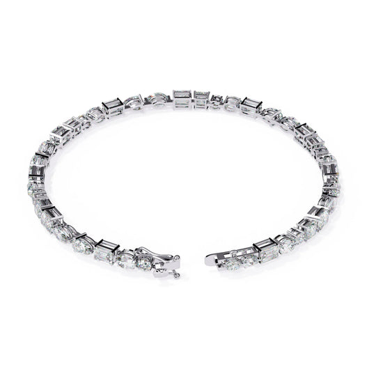 Mosaic Sparkle Lab Diamond Bracelet