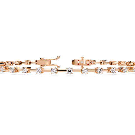Classic Row Lab Diamond Bracelet