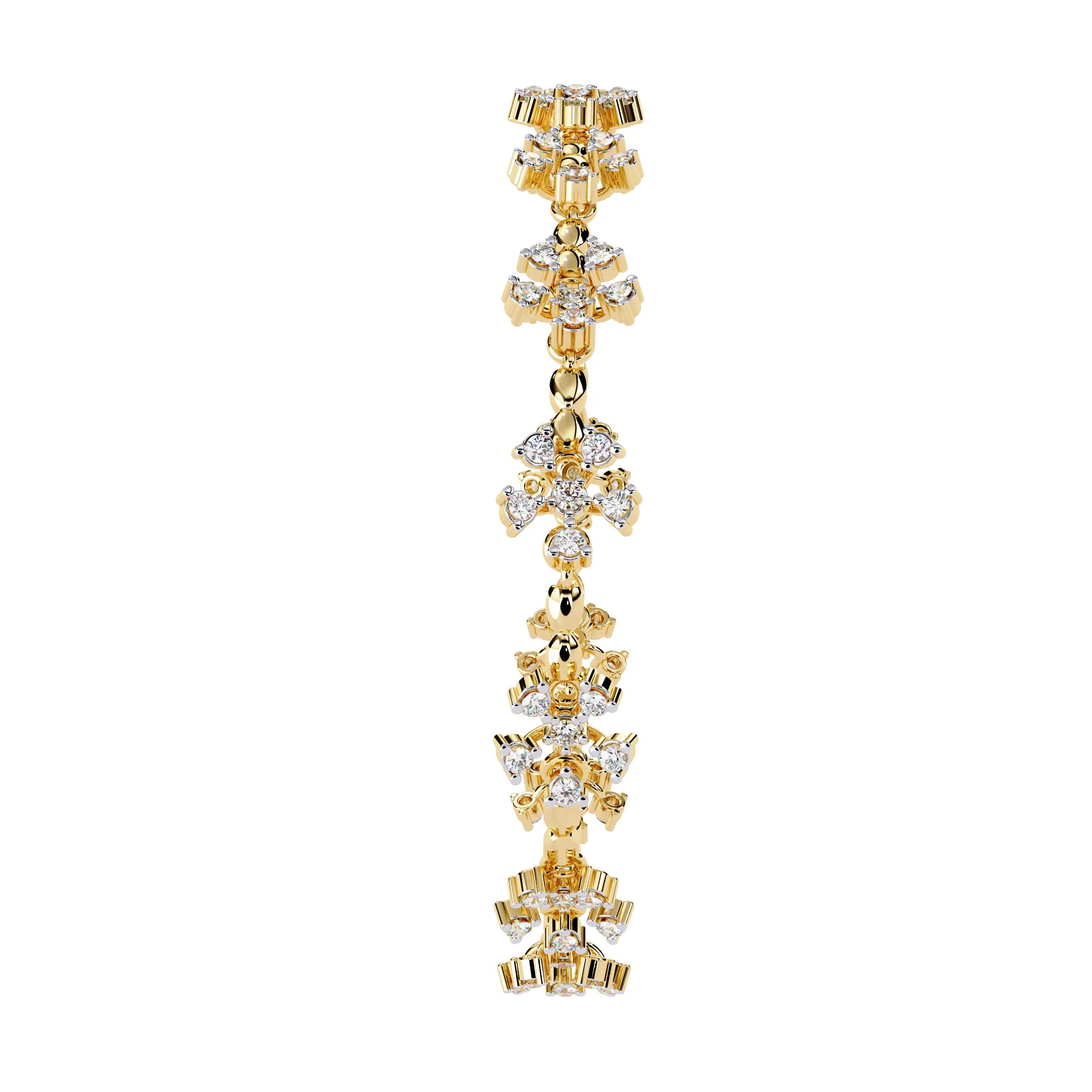 Petal Blossom Moissanite Bracelet