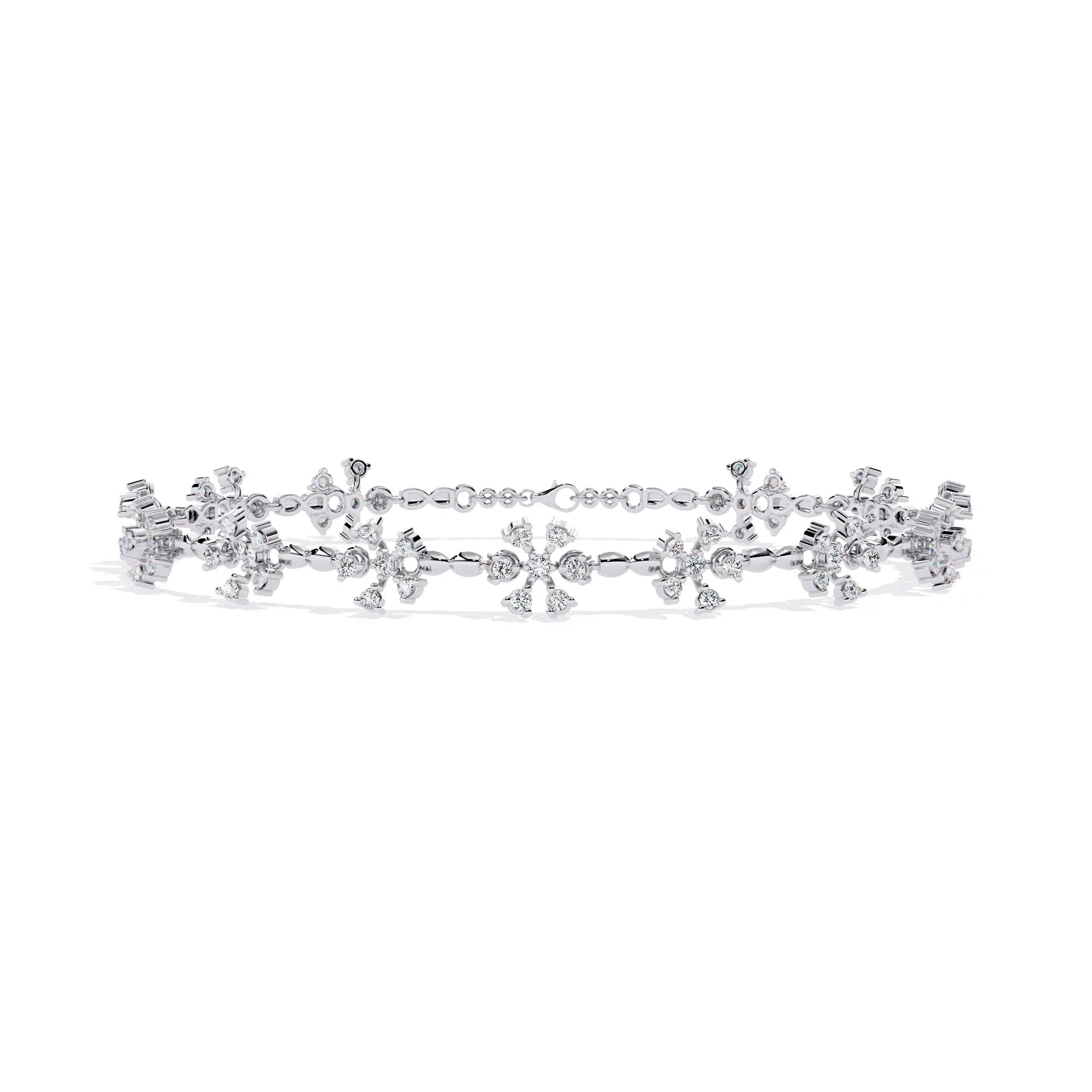 Petal Blossom Lab Diamond Bracelet