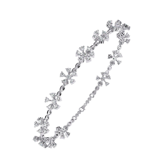 Petal Blossom Lab Diamond Bracelet