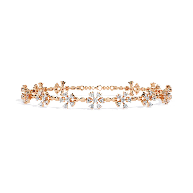 Petal Blossom Moissanite Bracelet