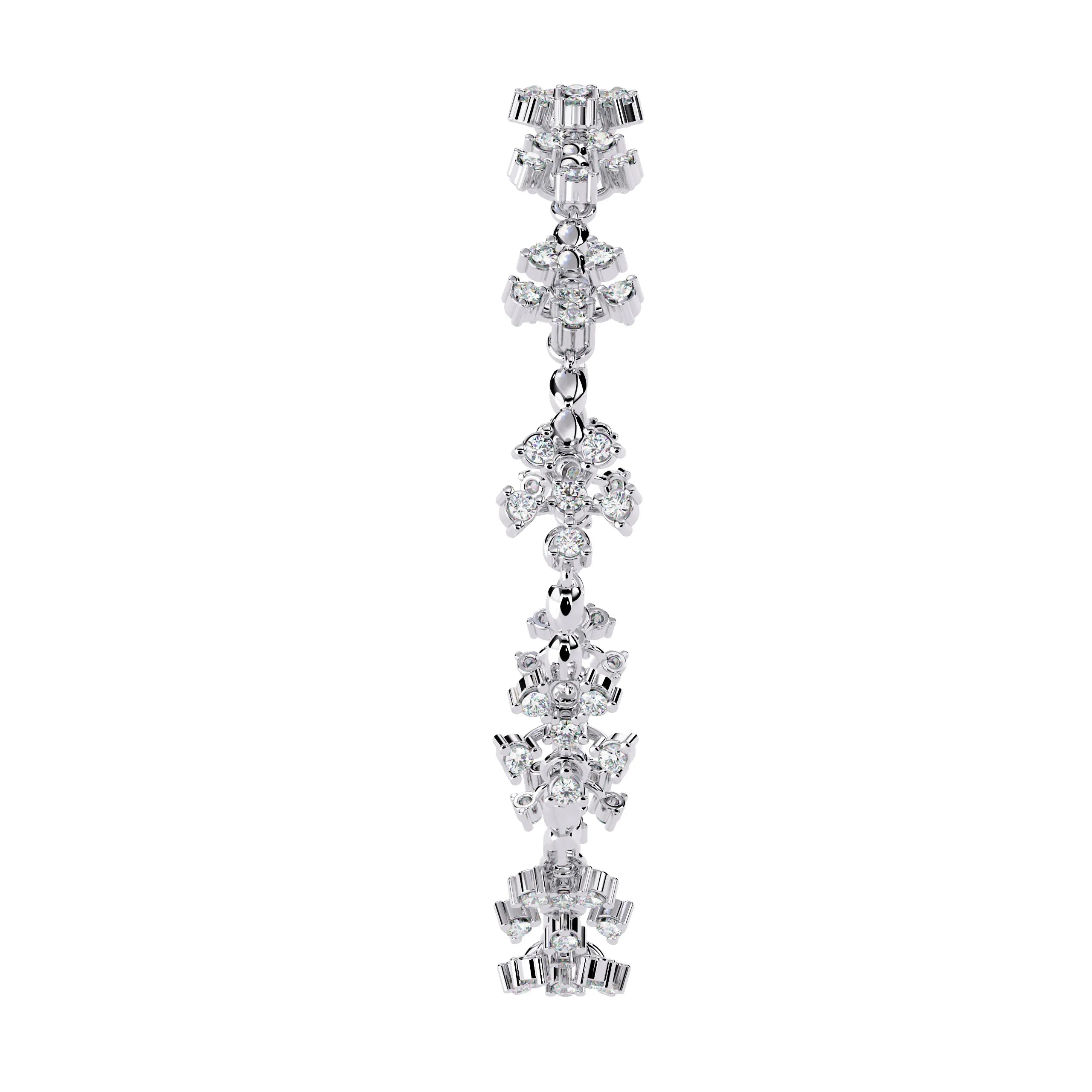Petal Blossom Lab Diamond Bracelet