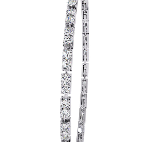 Facet Baguette Lab Diamond Bracelet
