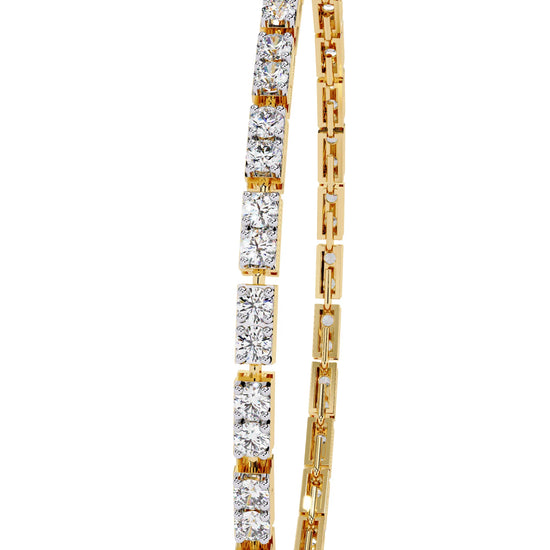 Facet Baguette Moissanite Bracelet
