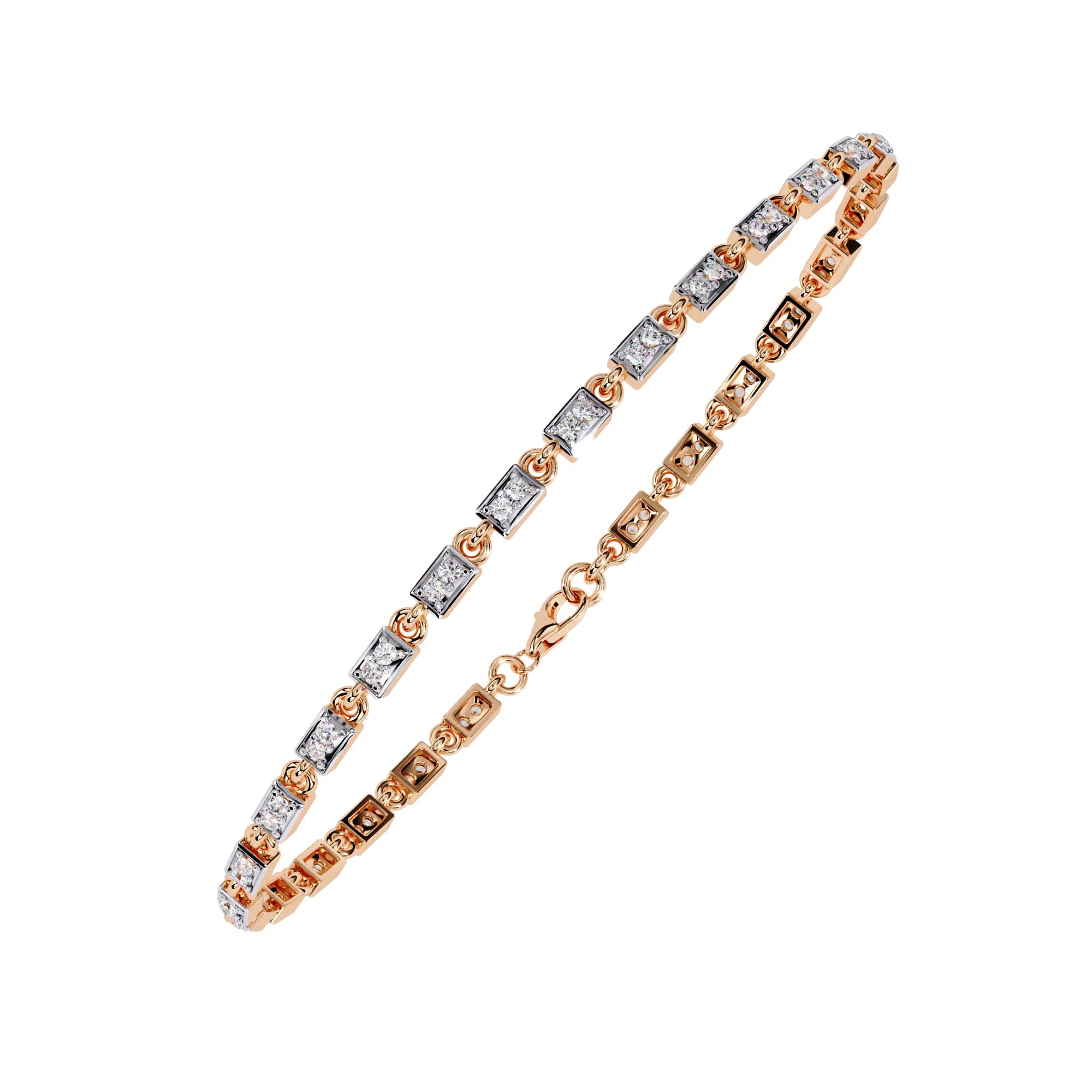 Aurora Row Lab Diamond Bracelet